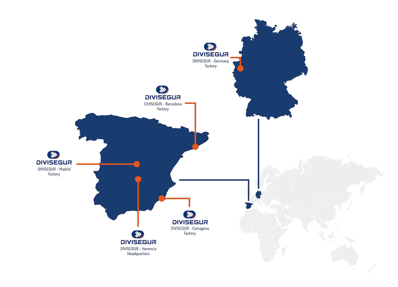 MAPA DELEGACIONES DIVISEGUR